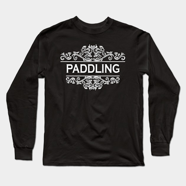 Sports Paddling Long Sleeve T-Shirt by Shop Ovov